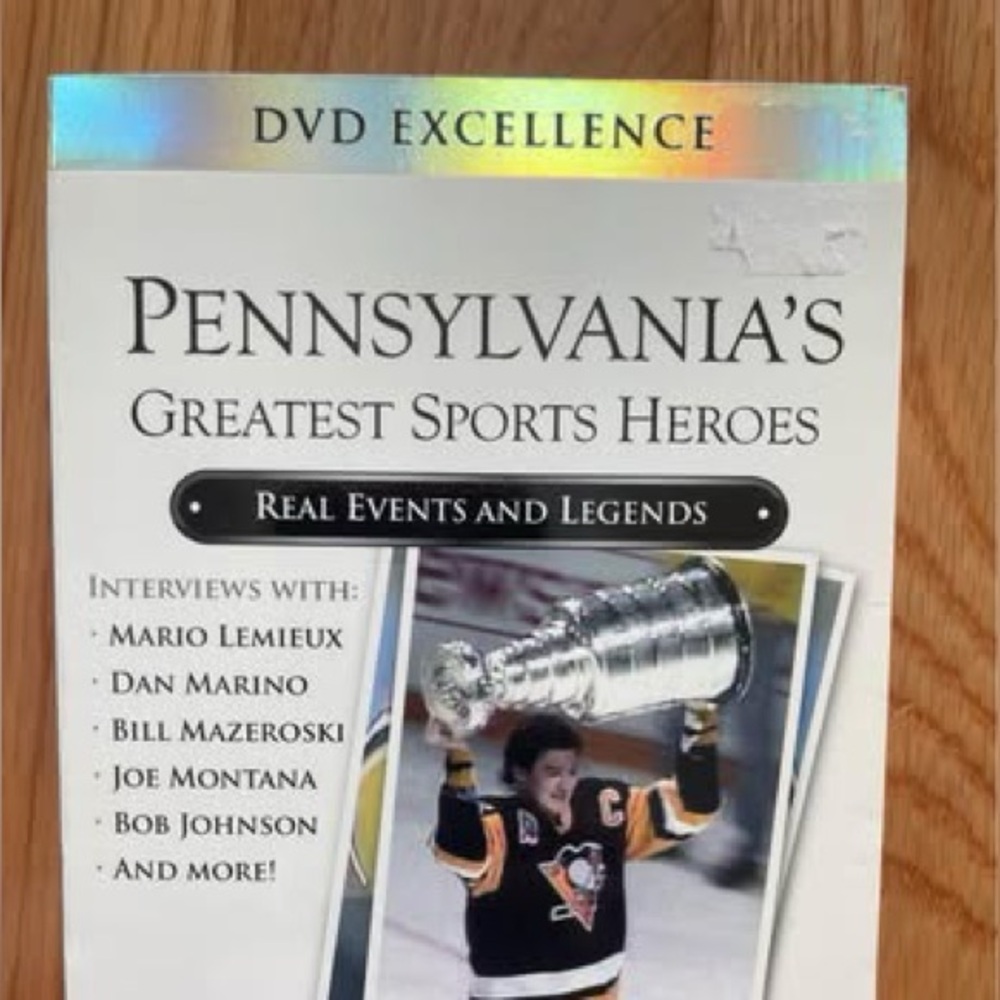 New in package Pennsylvania’s Greatest Sports Hero’s DVD